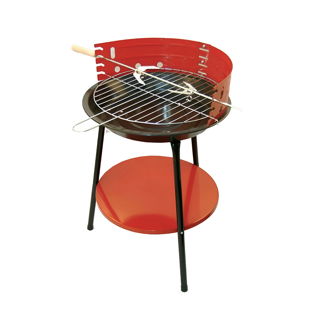 Triangular Folding Iron Sheet BBQ Grill / Furnace