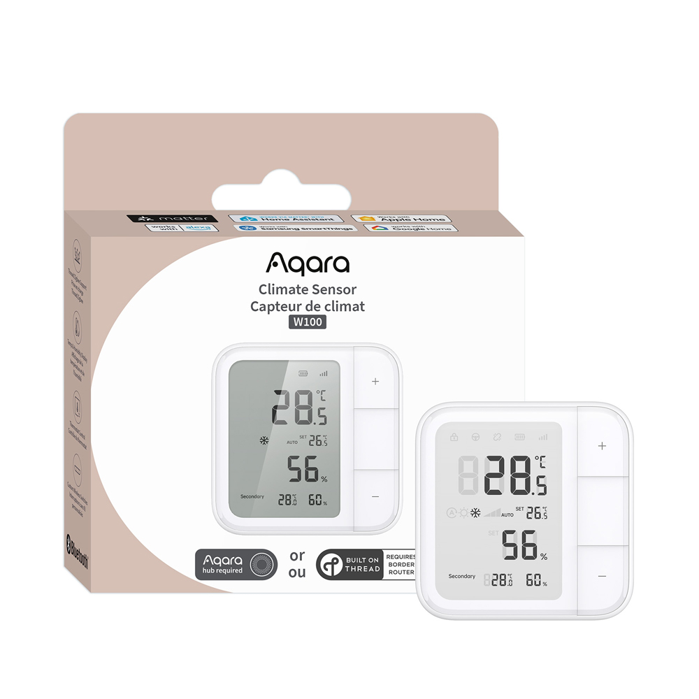 Aqara zigbee/ thread temperature and humidity climate sensor w100 Thumbnail 2