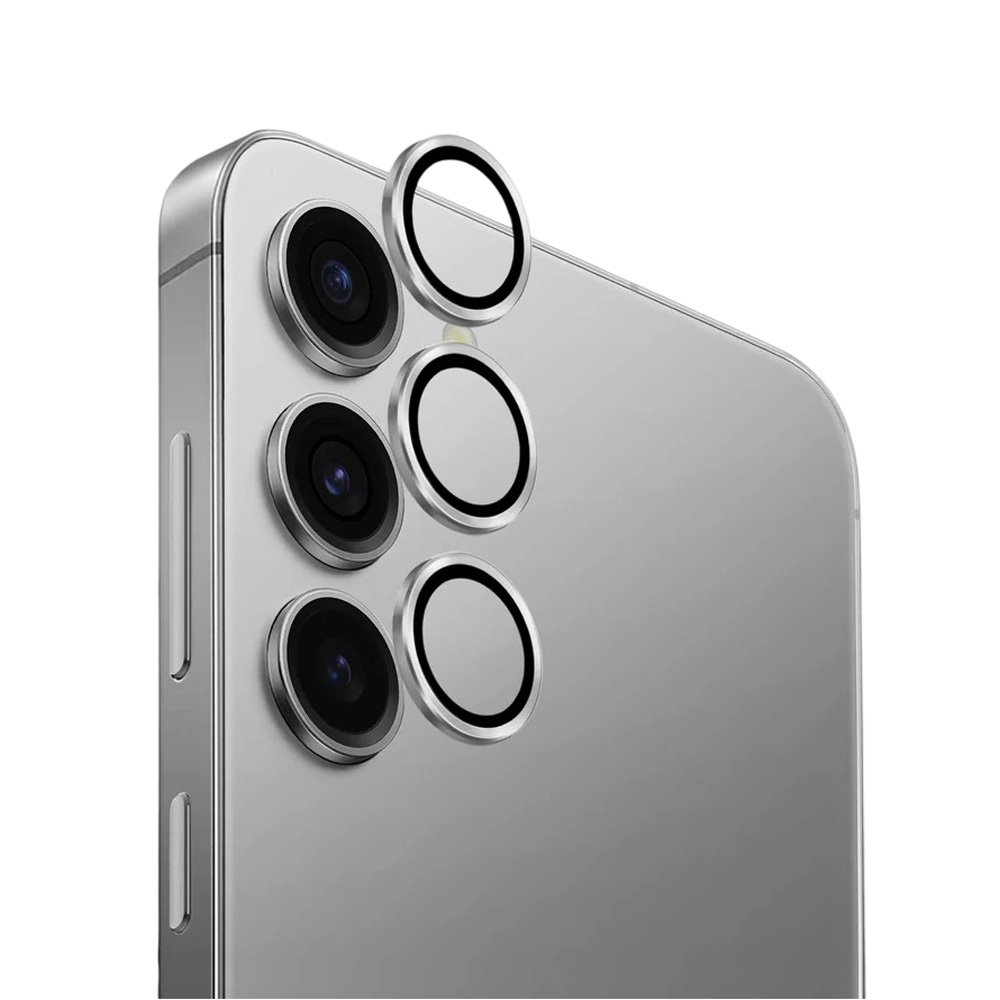 Uniq Optix Camera Lens Protector Aluguard pentru Samsung S25, Silver