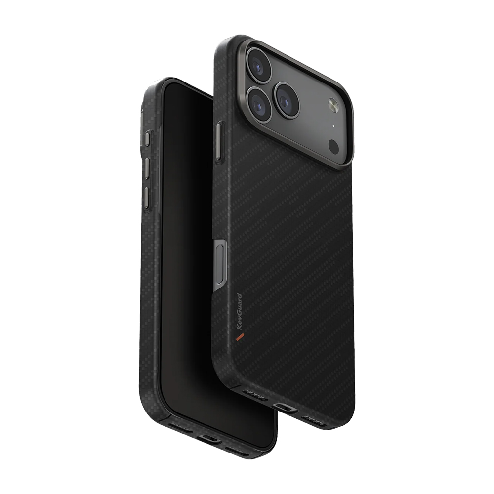 Uniq Case pentru iPhone 17 Pro (2025) 6.3 Hybrid Magclick Keva Edge, Carbon Black