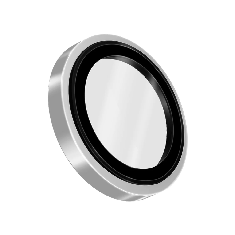 Uniq Optix Prime Camera Lens Protector pentru iPhone 16 Pro/16 Pro Max, Frame Sapphire Sonic Silver
