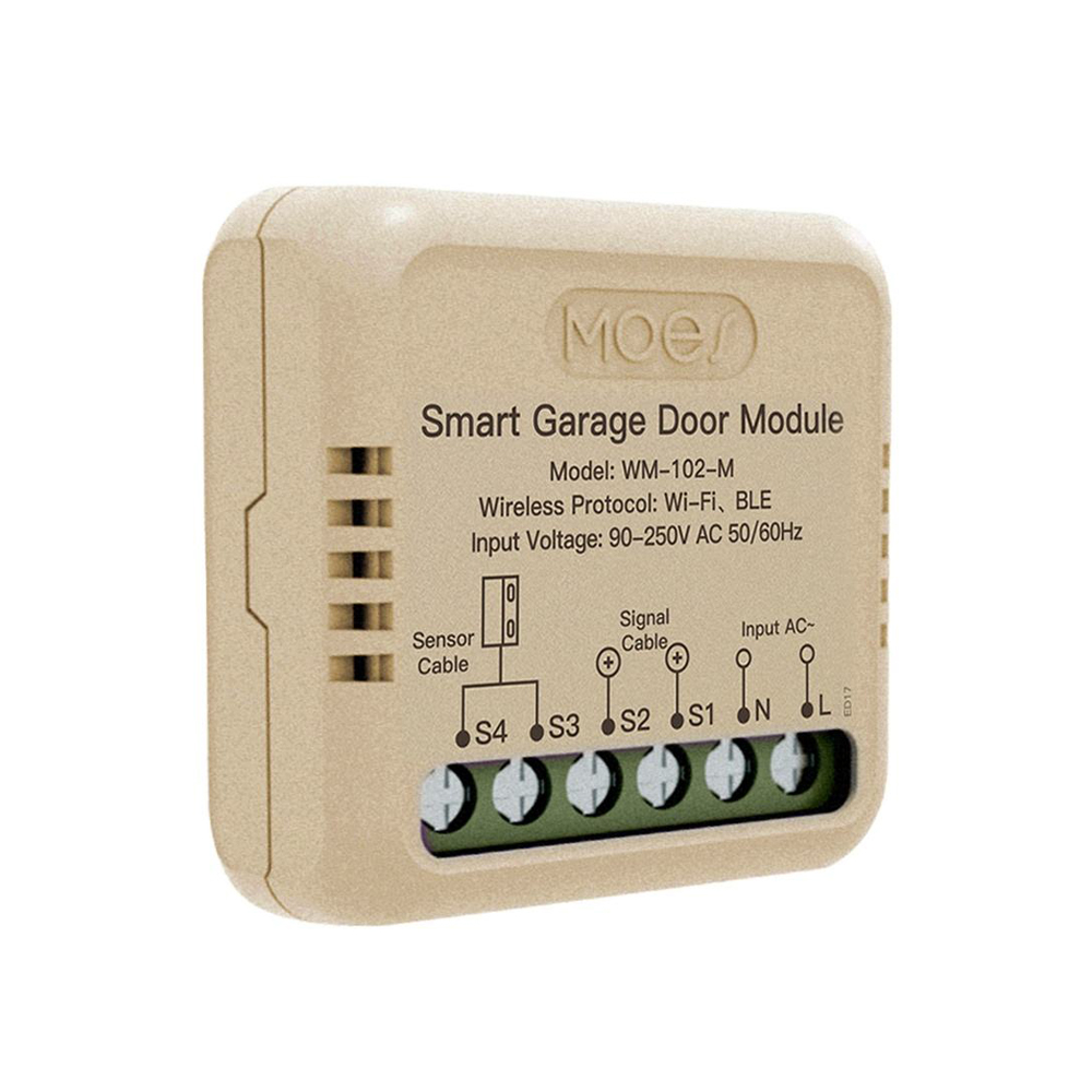 Moes wifi smart garage door opener controller remote wireless relay