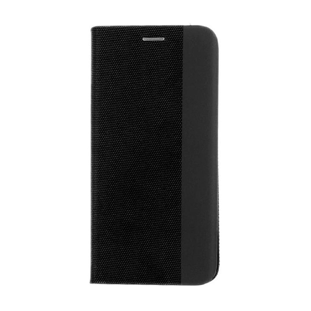 Husă WOO Shell Flip Nylon pentru OPPO A79 5G, neagră