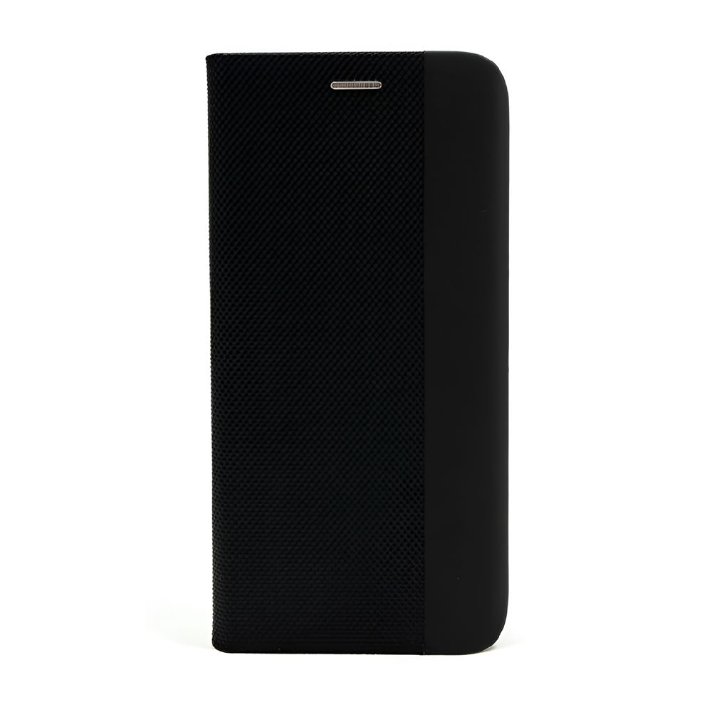 WOO Case Shell Flip Nylon Oppo A5 4G, negru