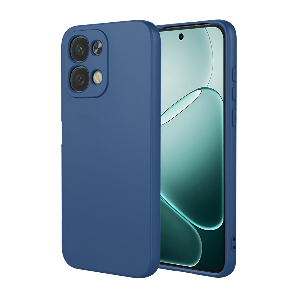 Husă WOO Liquid Silicone pentru OPPO A6 Pro 5G, albastră