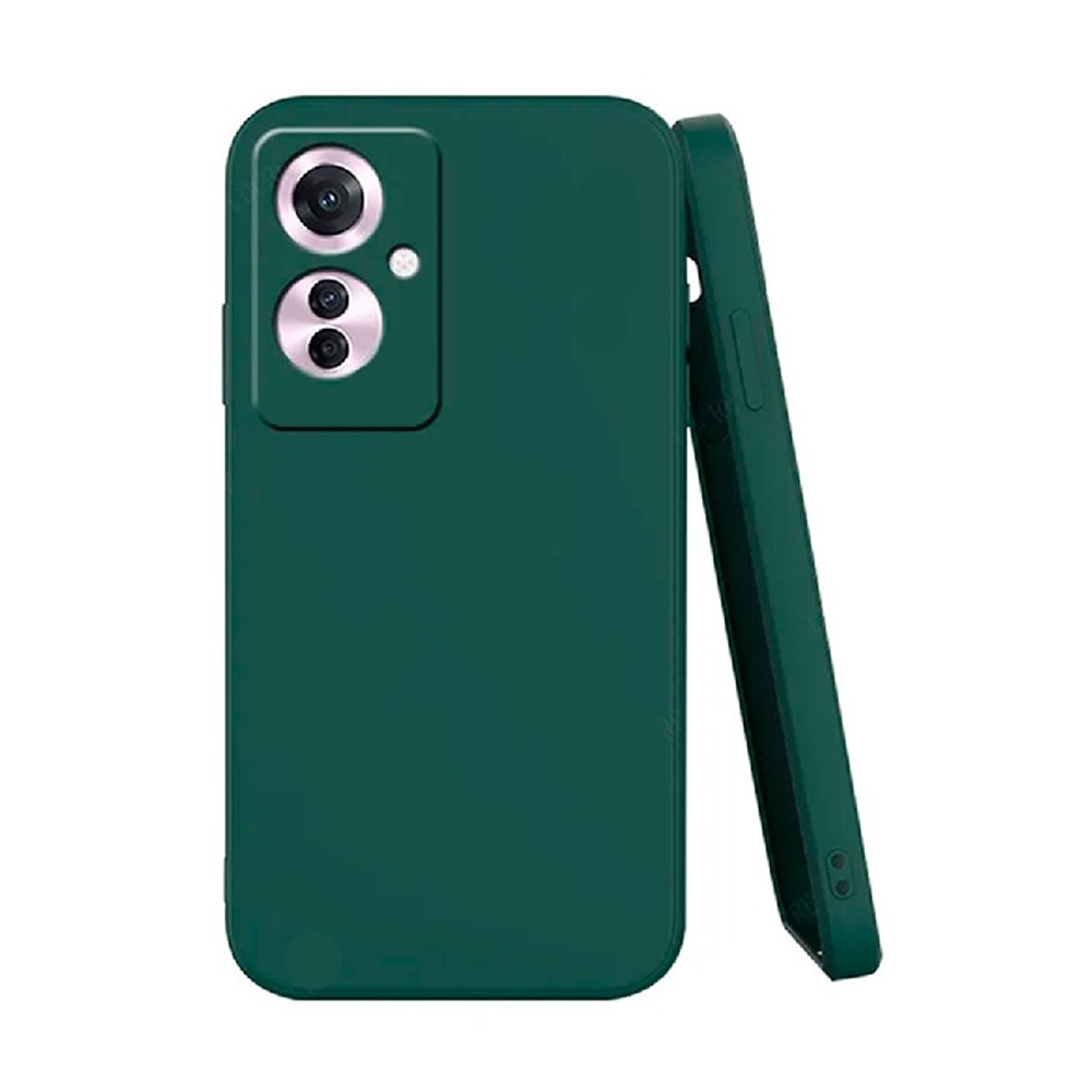 Husă WOO Liquid Silicone pentru OPPO Reno 11 F 5G, verde