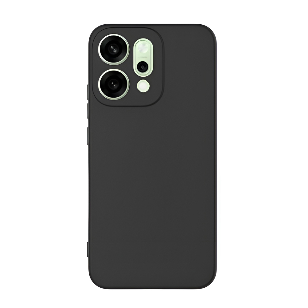 Чехол WOO Liquid Silicone для OPPO Reno 14 5G, чёрный