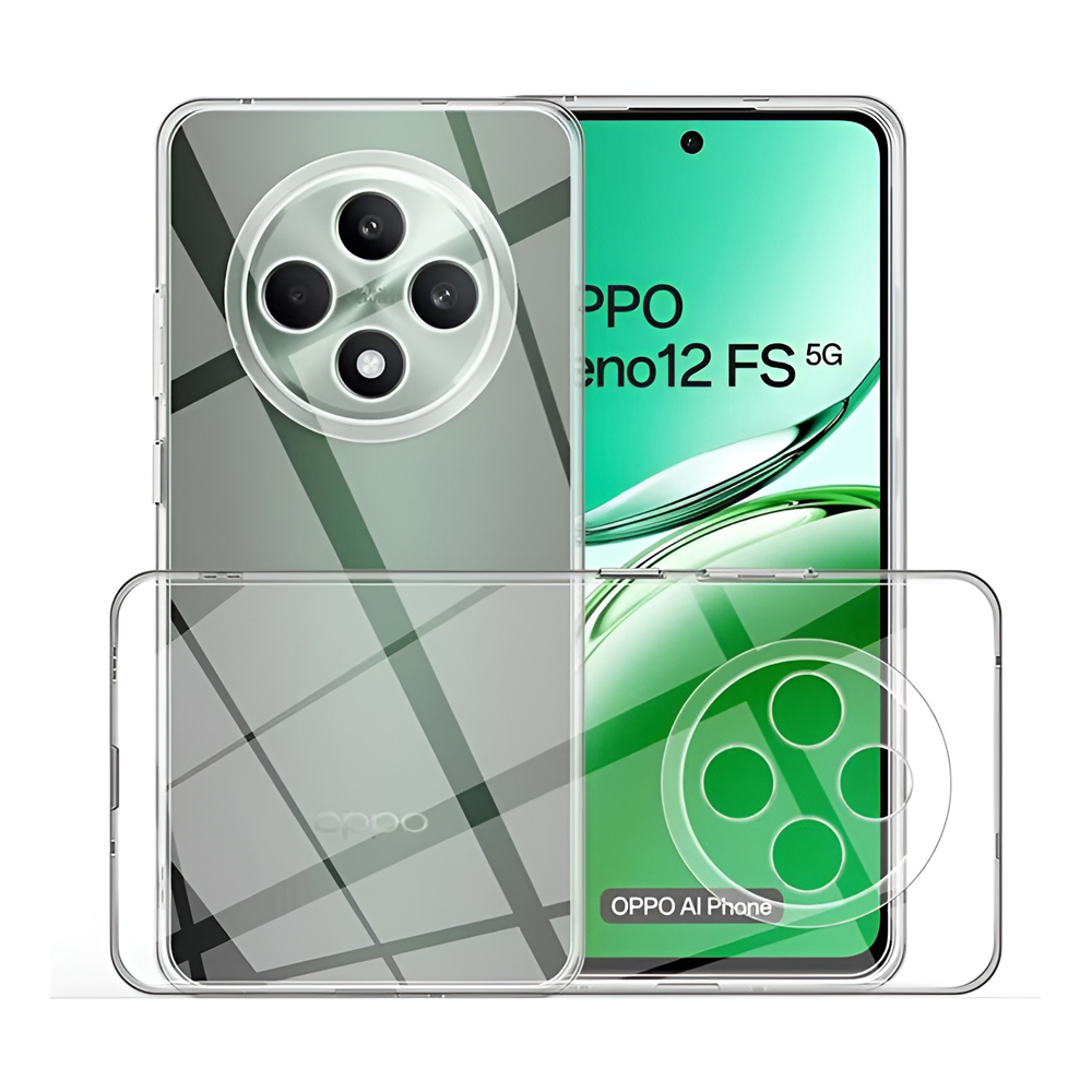 Husă WOO pentru OPPO Reno 12 F 4G / OPPO Reno 12 FS 4G, transparentă
