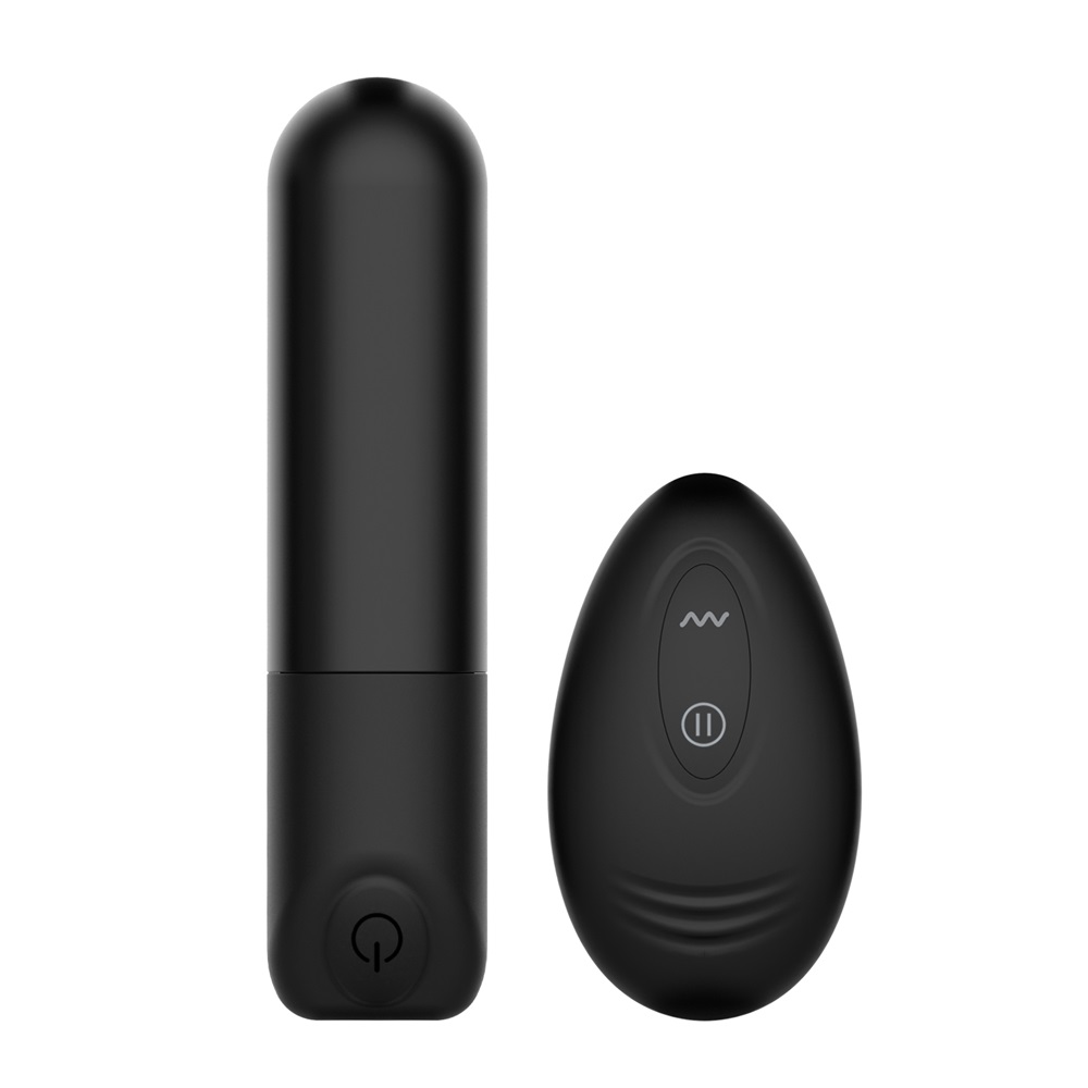 WINYI Rick Bullet Vibrator + Remote Control IPX6 10 Mode Vibration, Negru