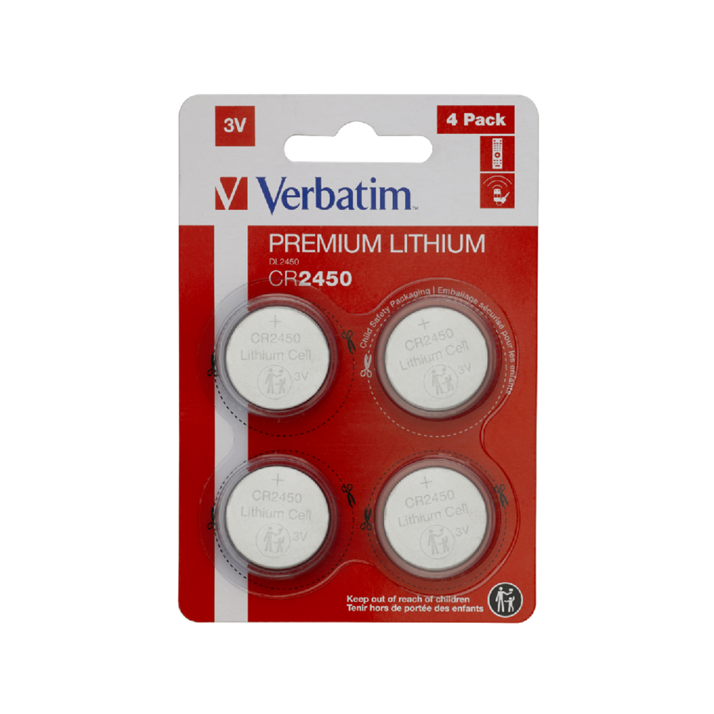 Baterii verbatim CR 2450 3V 4pcs Blister