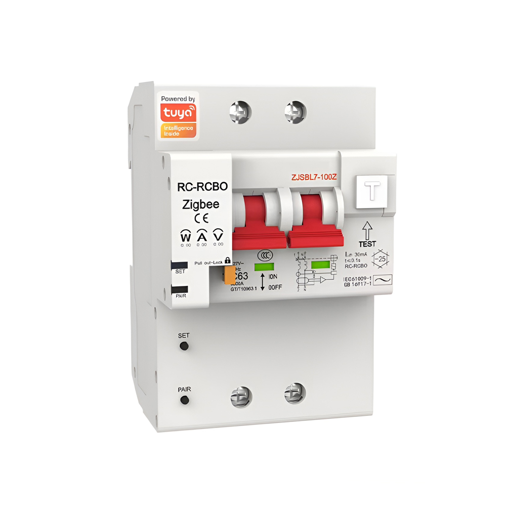 Moes Zigbee Circuit Breaker 2P 100A cu monitorizare energetică (OCP / OVP / UVP)