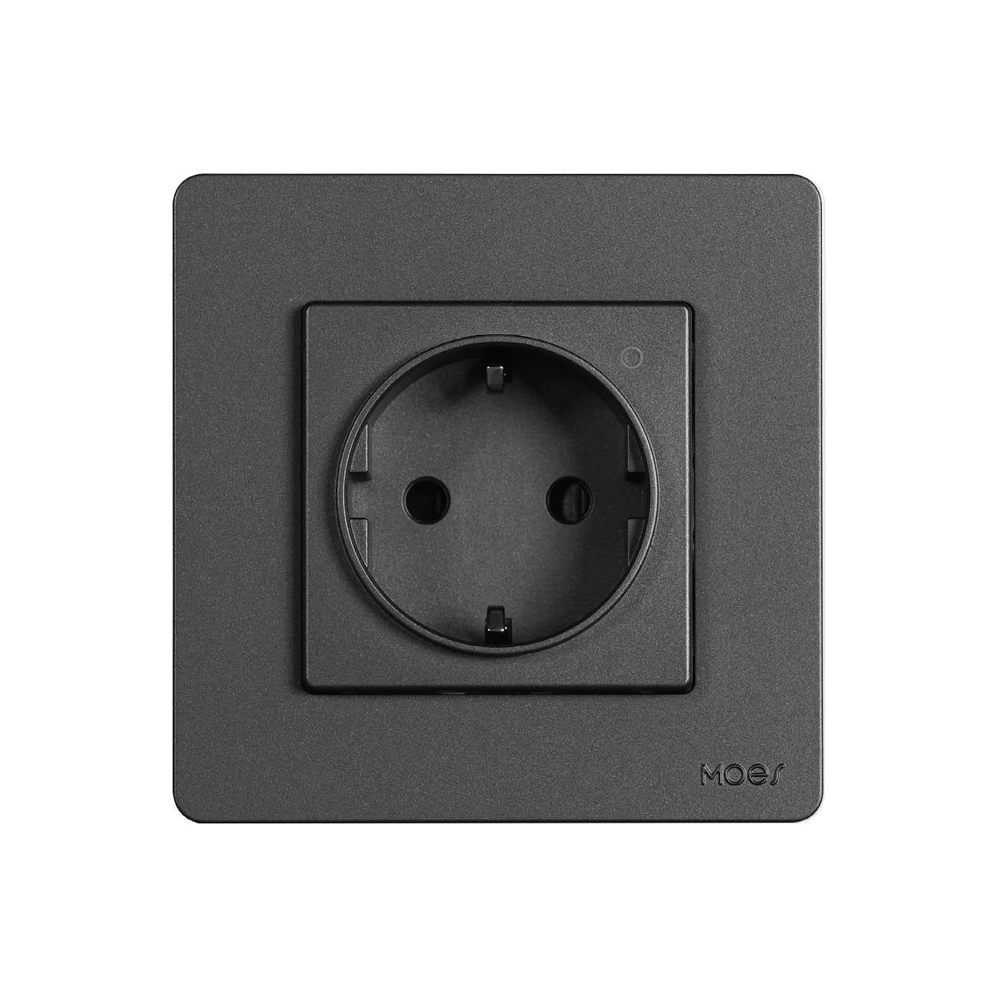 Moes Zigbee Star Ring Smart Socket cu monitorizare de putere 16A, Grey