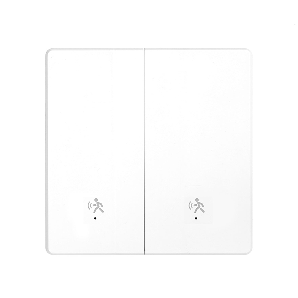 Moes Zigbee Smart Switch 2 Gang with Human Presence mmWare Radar 10GHz (Neutral Optional)