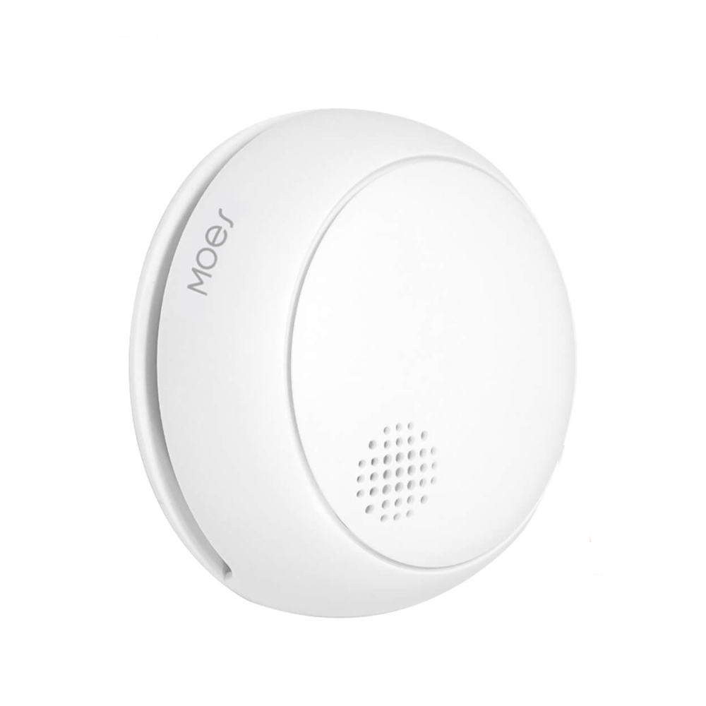 Moes Zigbee Smart Smoke Detector Fire 85dB Sound Alarm Senzor Siren CR123A